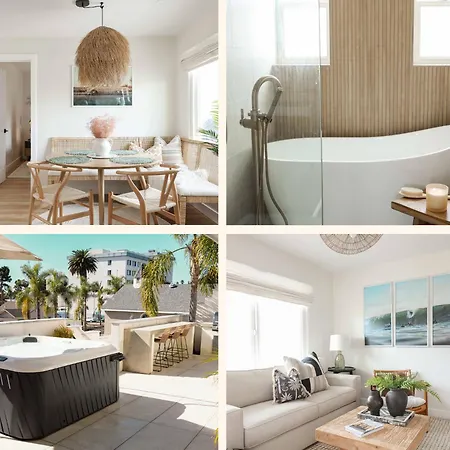 Oceanview Oasis W Hot Tub, Walk To Beach Dtown